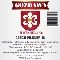 Пивные дрожжи Gozdawa, CP18, 10гр