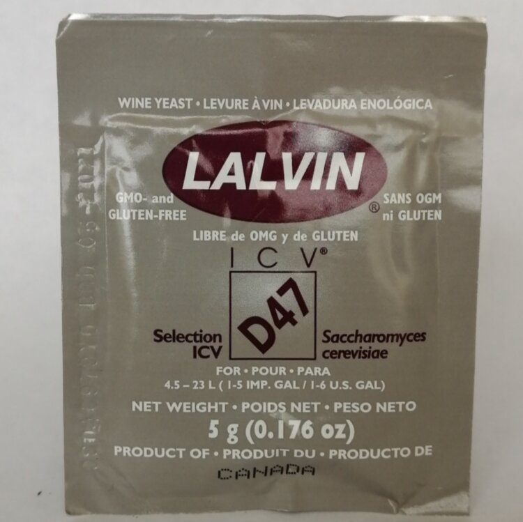 Винные дрожжи LALVIN " ICV/D47 ", 5г