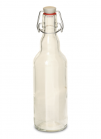 Бутылка с бугельной пробкой 0.5 л, прозрачная (20шт)
