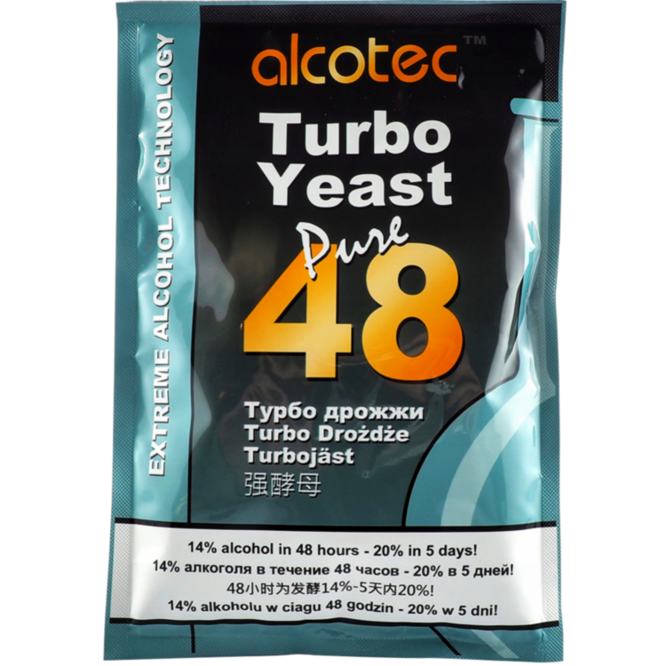 Спиртовые дрожжи Alcotec "48 Turbo Pure", 135г