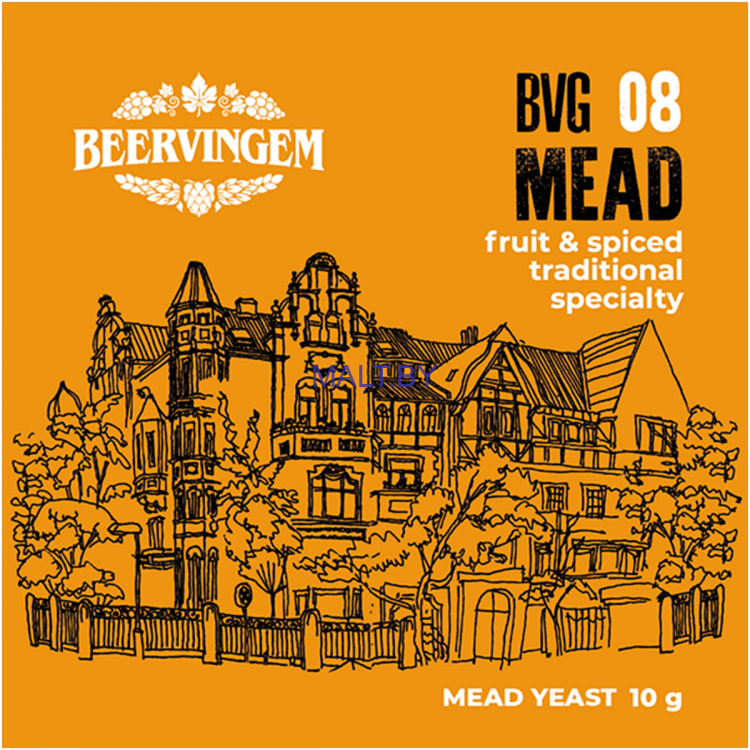 Дрожжи для медовухи Beervingem "Mead BVG-08", 10г