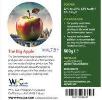 Дрожжи для сидра WHC Lab Big Apple, 5 гр (фасовка MALT.by)