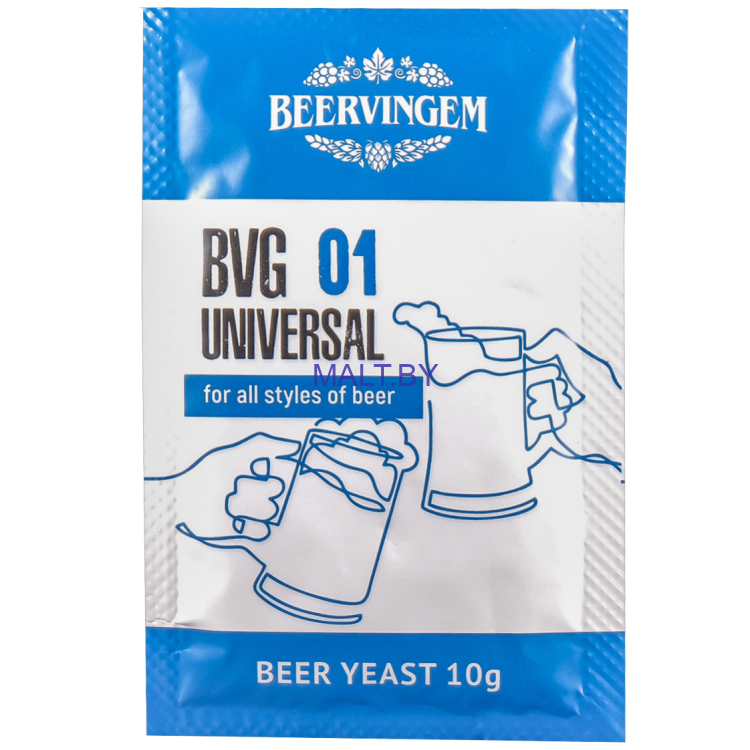 Пивные дрожжи Beervingem Universal BVG-01, 10г