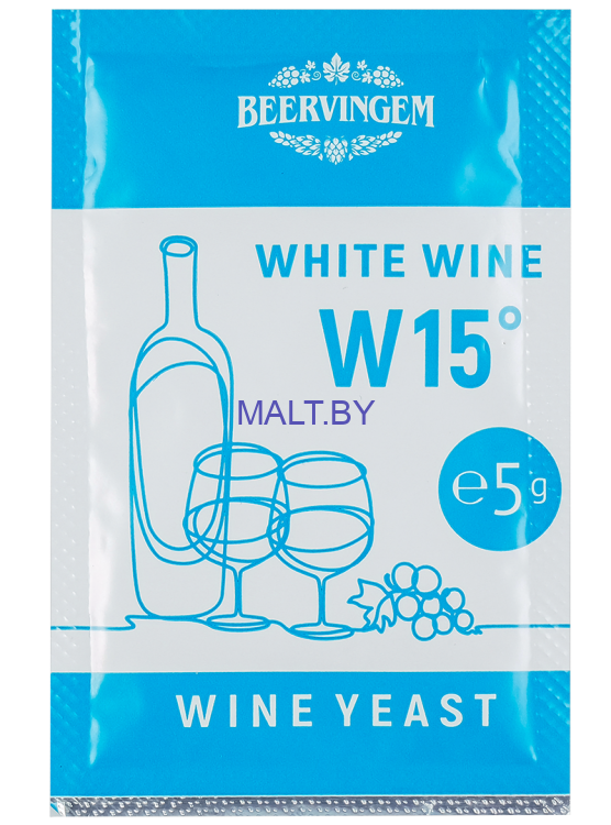 Винные дрожжи BeerVingem White Wine W15, 5г